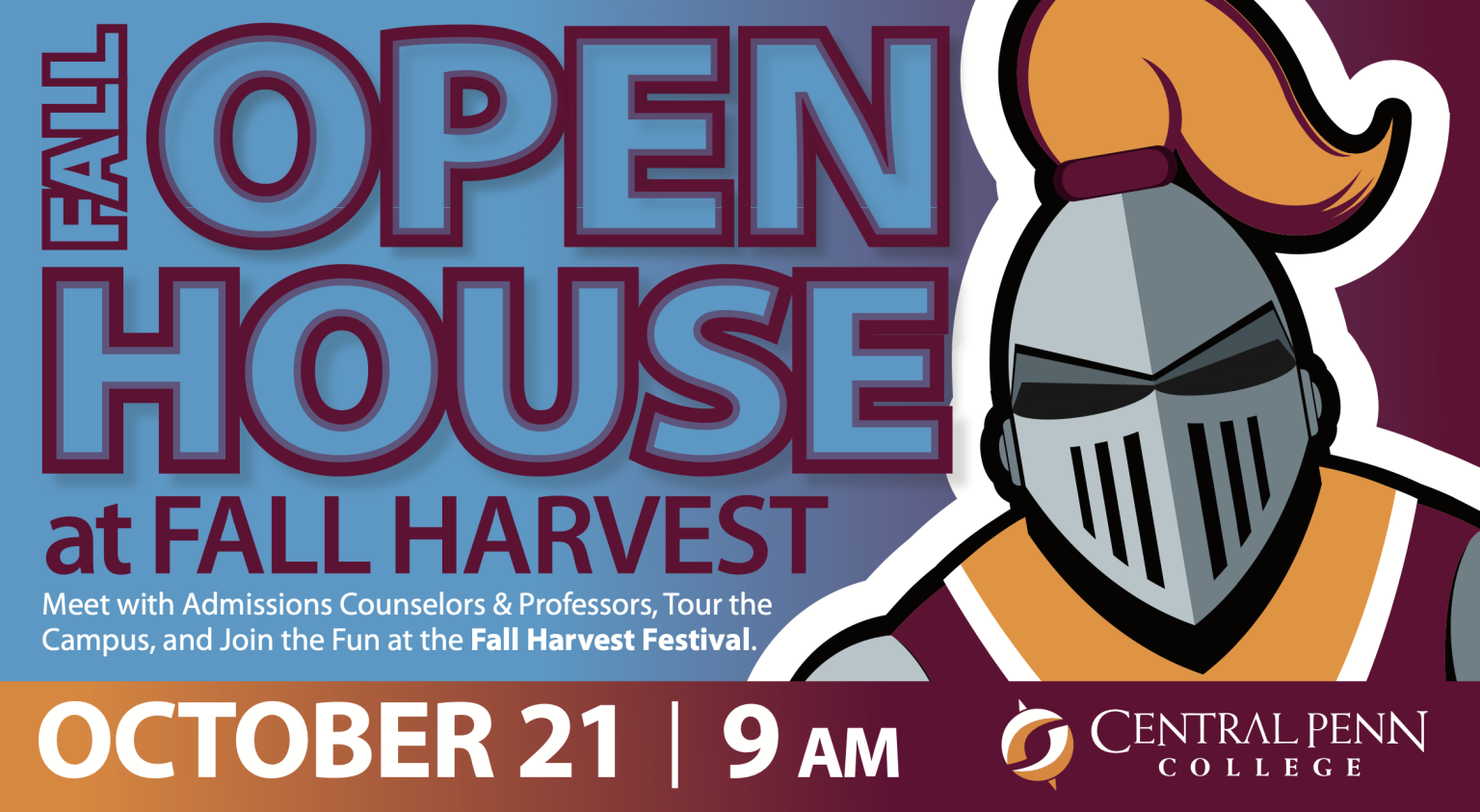 Fall Open House Fall Harvest Central Penn College